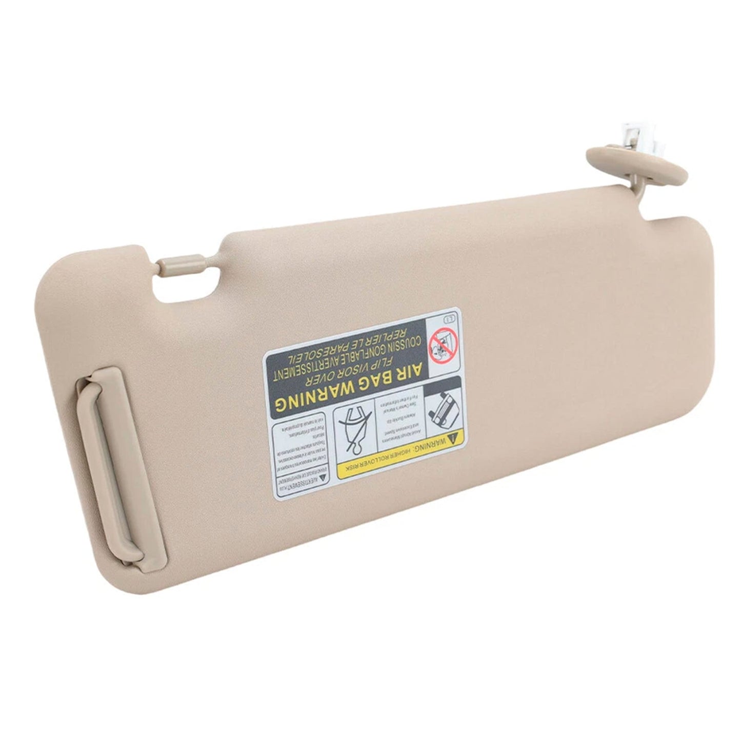 Visiera parasole sinistra beige per Toyota Highlander 2008-2013 74320-48500-E0