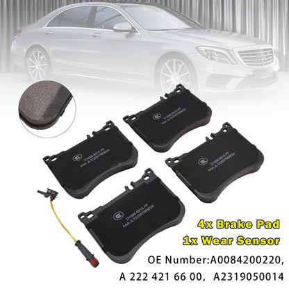 Per Mercedes-Benz W222 Classe S AMG Lines escluse pastiglie freno anteriori S500 e S63 con sensore di usura A0084200220