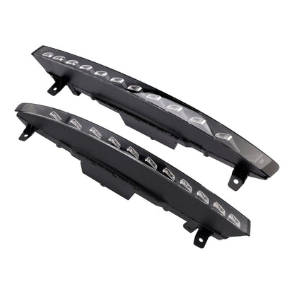 Coppia paraurti anteriore Audi Sport Version Q7 2010-2015 con 11 indicatori di direzione a LED e fendinebbia