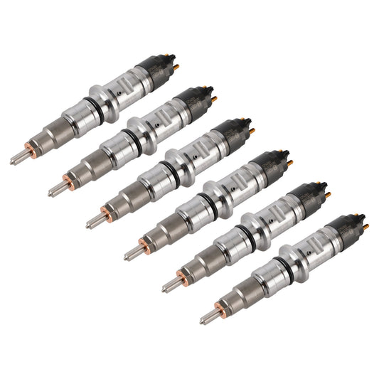 6 pezzi iniettori di carburante per Cummins ISB 6.7L QSB 4.5L 6.7L 5254261 0445120177