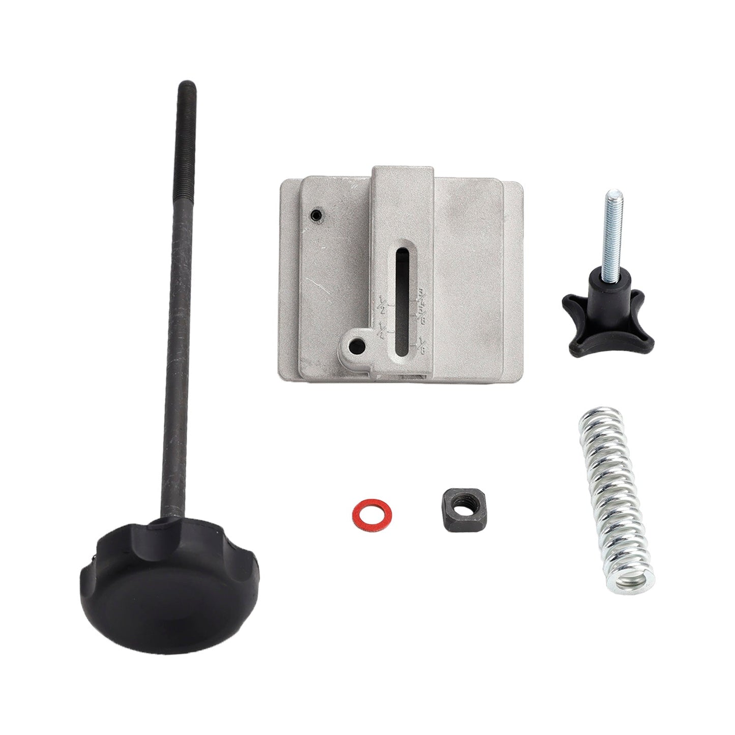 Gruppo tenditore ruota superiore sega a nastro da 14" con cerniera in ferro per Delta/Powermatic