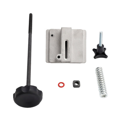 Gruppo tenditore ruota superiore sega a nastro da 14" con cerniera in ferro per Delta/Powermatic