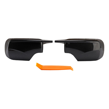 2 pezzi Copri specchietti laterali per auto stile M per BMW E46 Berlina E39 4DR 1998-2005