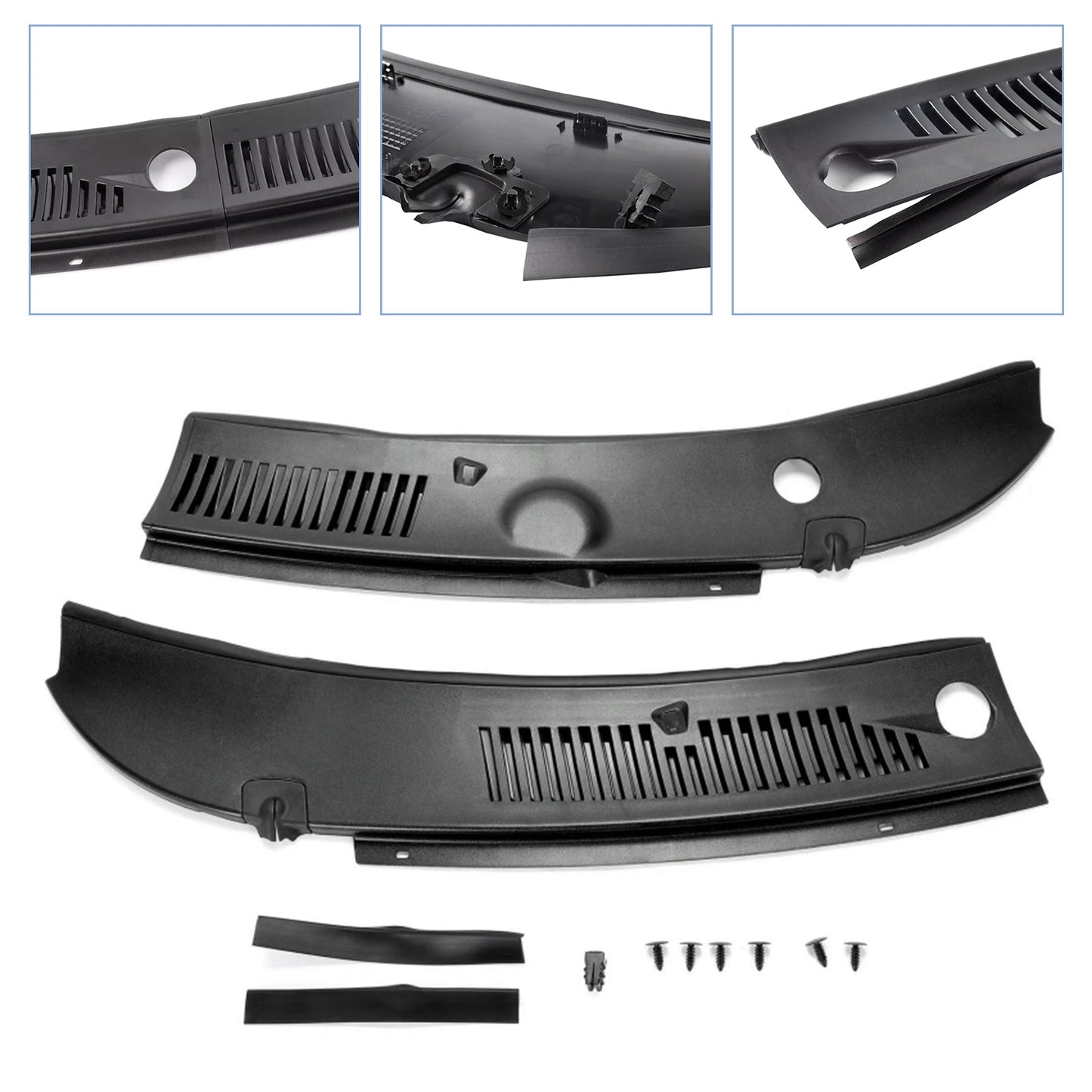 1999-2004 Ford Mustang GT, Coupé/Convertibile Tergicristallo per parabrezza Pannello griglia griglia destra e sinistra 3R3Z6302228AAA