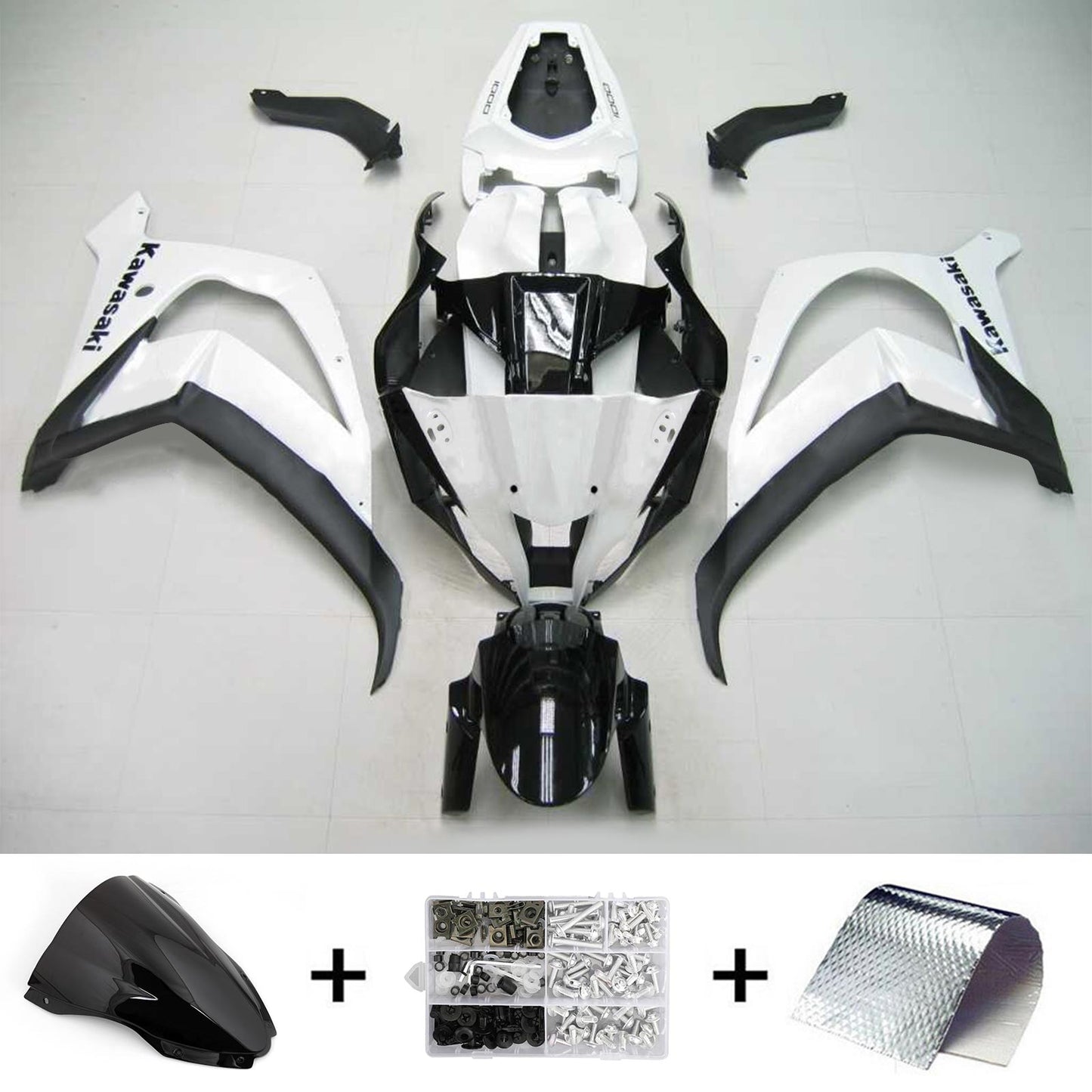 Kit carenatura BODYWORK ABS di plastica per Kawasaki ZX10R 2016-2020