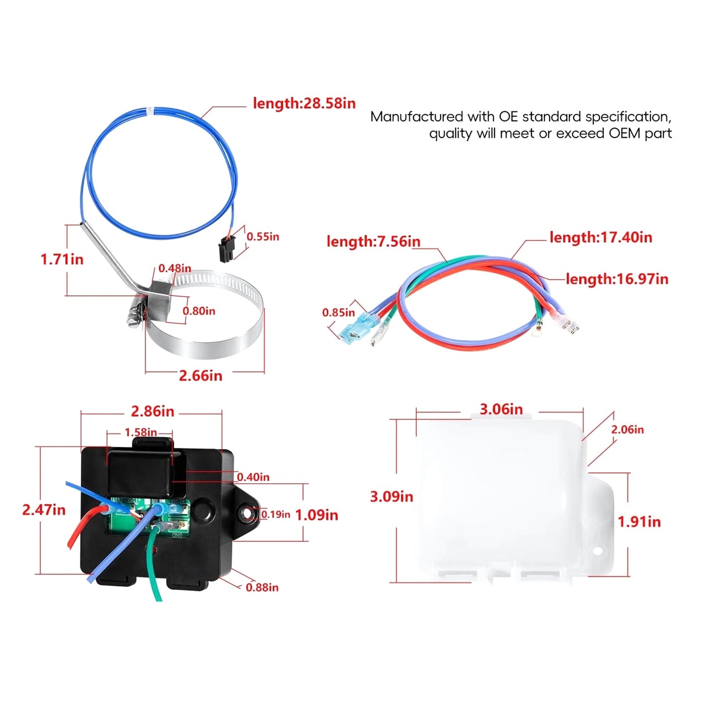 637360 Kit di controllo del monitor della temperatura per unità di raffreddamento del frigorifero Norcold RV