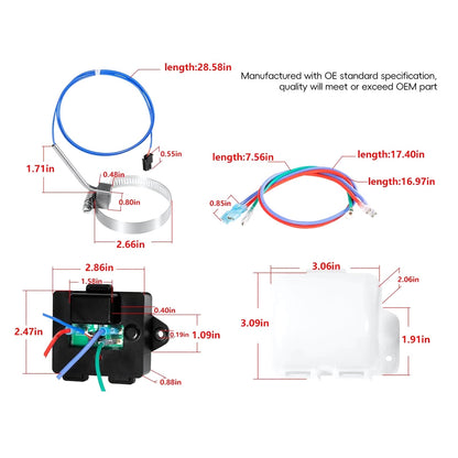637360 Kit di controllo del monitor della temperatura per unità di raffreddamento del frigorifero Norcold RV