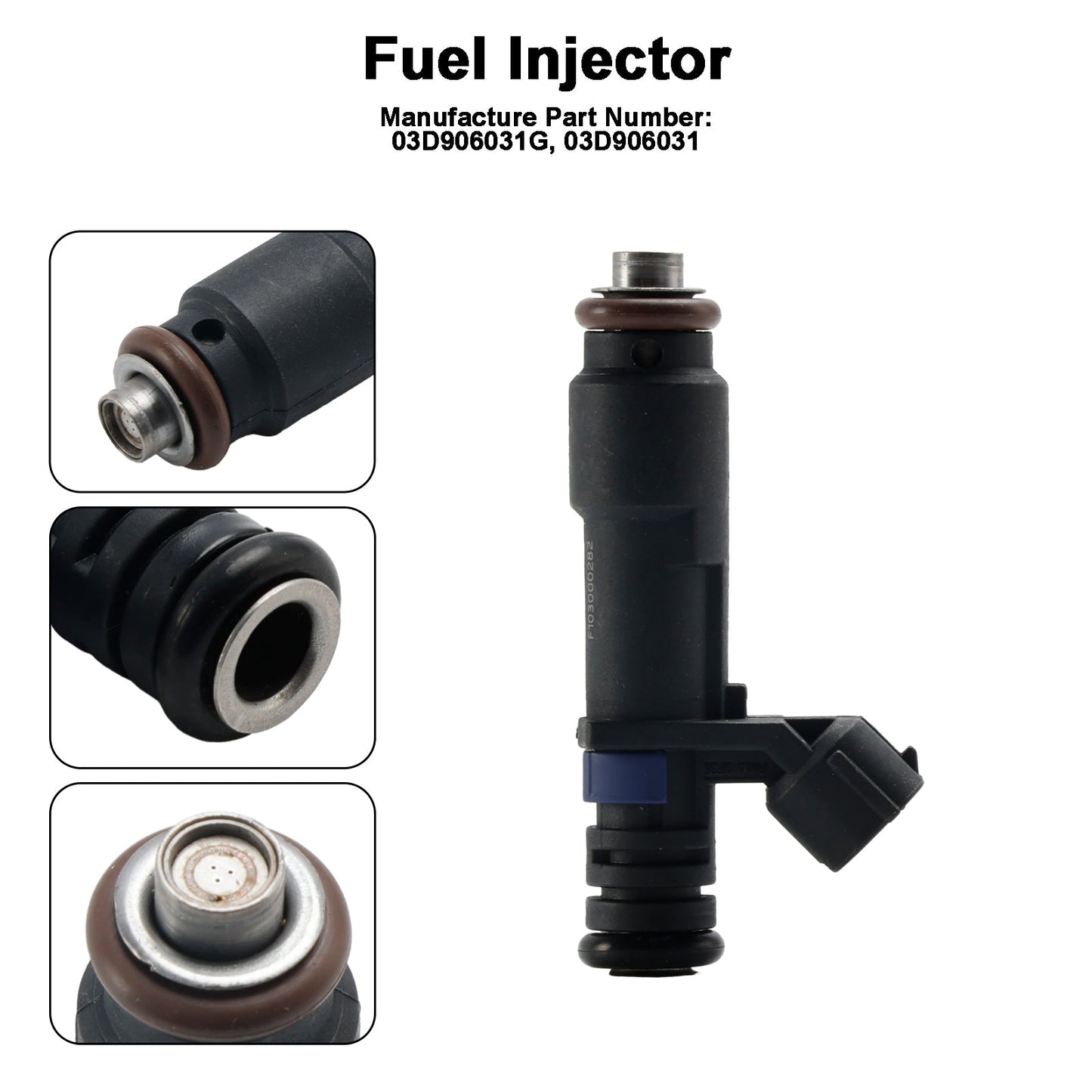 1 pz. Iniettore carburante 03D906031G per VW Fox Hatchback per Skoda Fabia II 1.2L