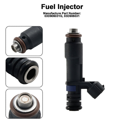 1 pz. Iniettore carburante 03D906031G per VW Fox Hatchback per Skoda Fabia II 1.2L