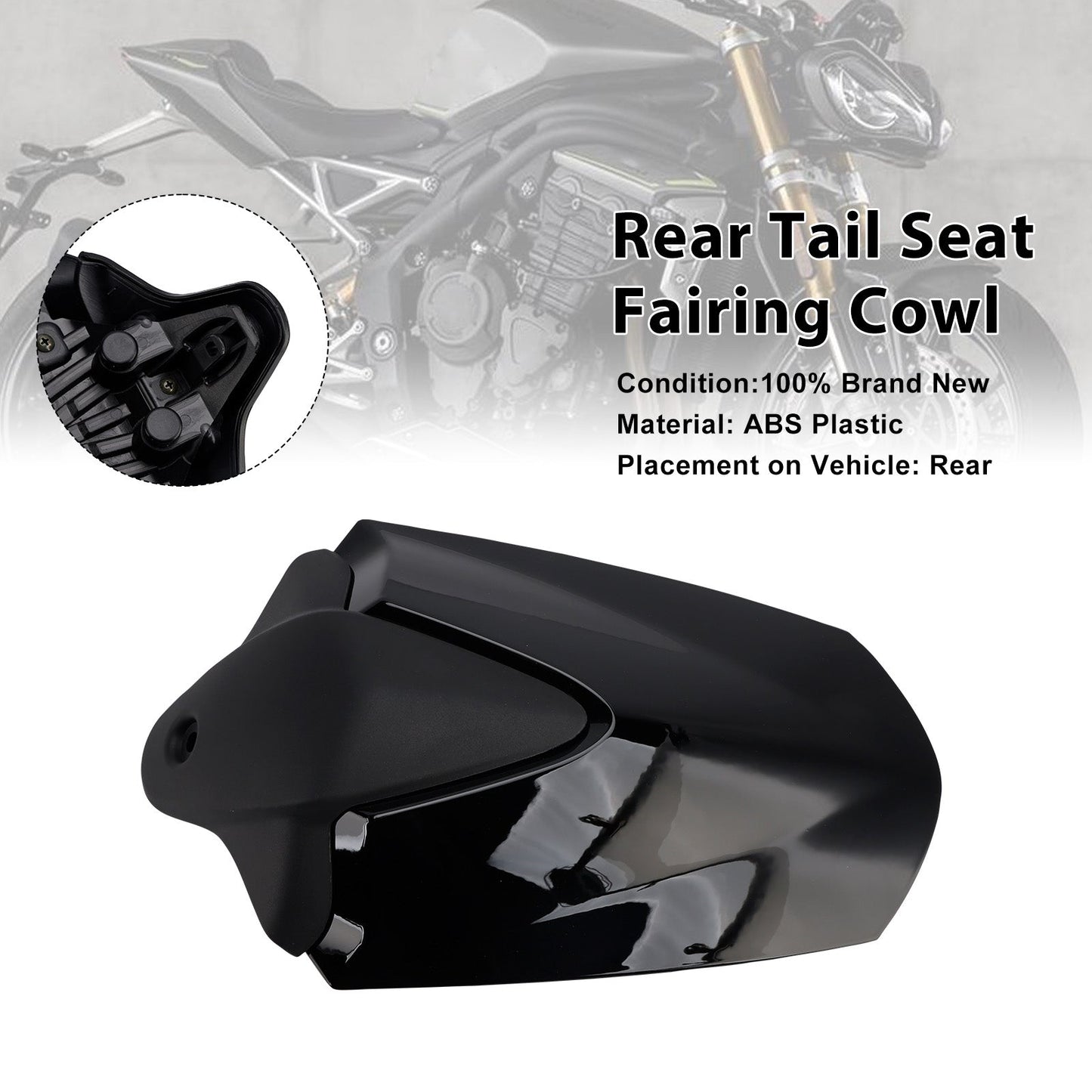 2021-2024 Per Speed Triple 1200 RS Copertura cupolino posteriore sella