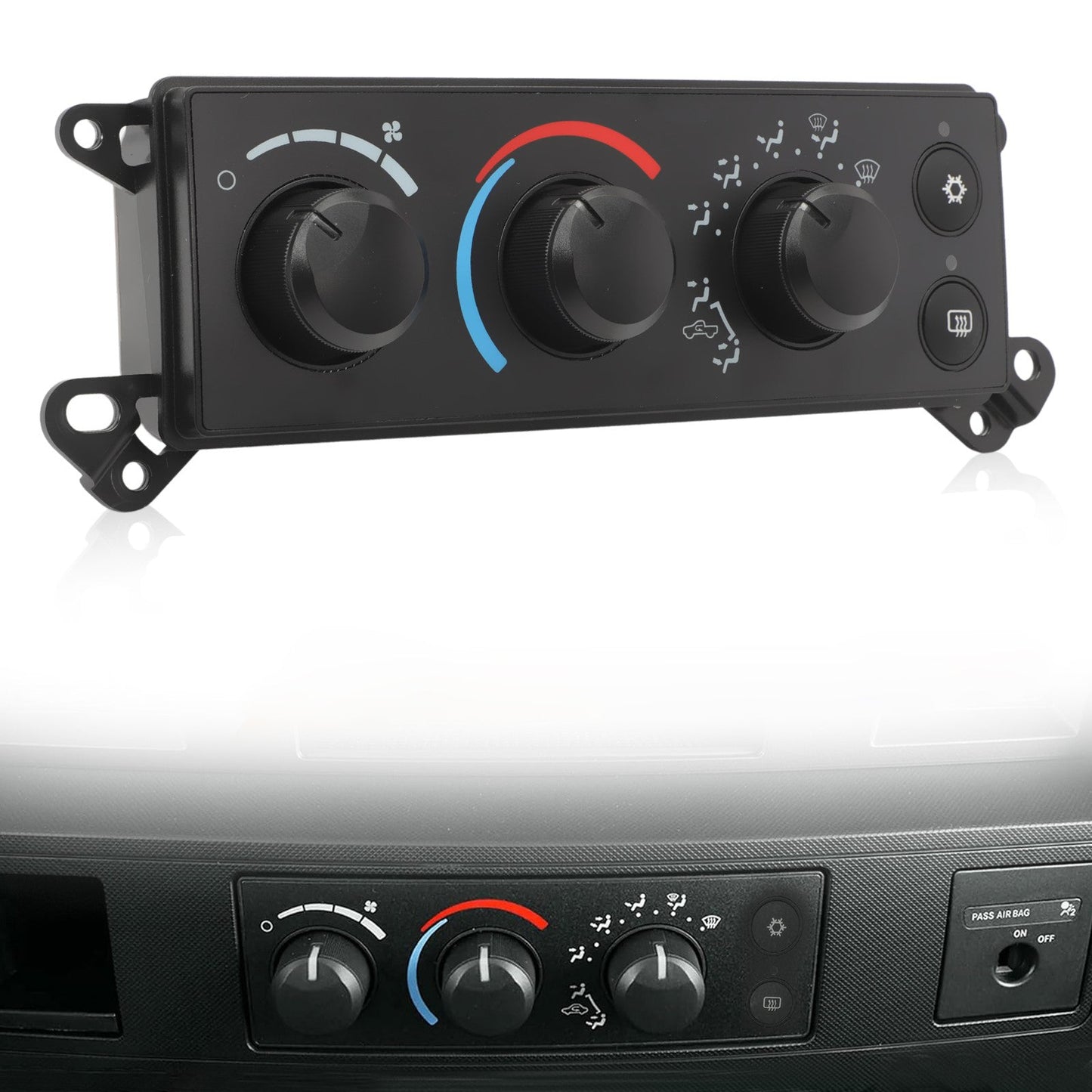 Modulo di controllo del clima del riscaldatore della temperatura Dodge RAM 1500, 2500 e 3500 del 2008 P55057079AB