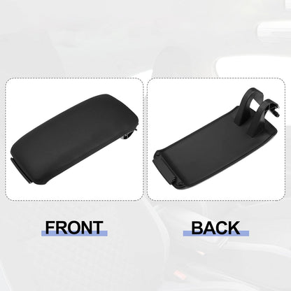 Coperchio della console centrale del bracciolo in pelle nera Audi A4 B6 B7 2001-2008 8E0864245E