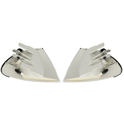 Coppia di luci laterali angolari bianche per BMW Serie 3 E46 Berlina 1998-2001 63136902766