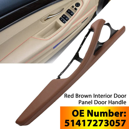Maniglia per pannello porta interno BMW Serie 5 F11 F10 F18 2010-2016, colore rosso marrone