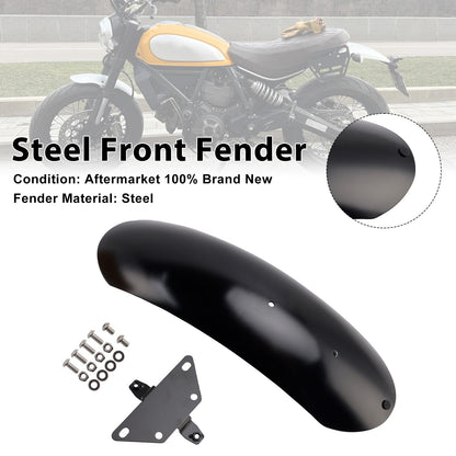 Parafango anteriore in acciaio per Ducati Scrambler 800 (Desert Sled/Nightshift/Full Throttle/Icon/Icon Dark/Urban Motard) 2015-2025