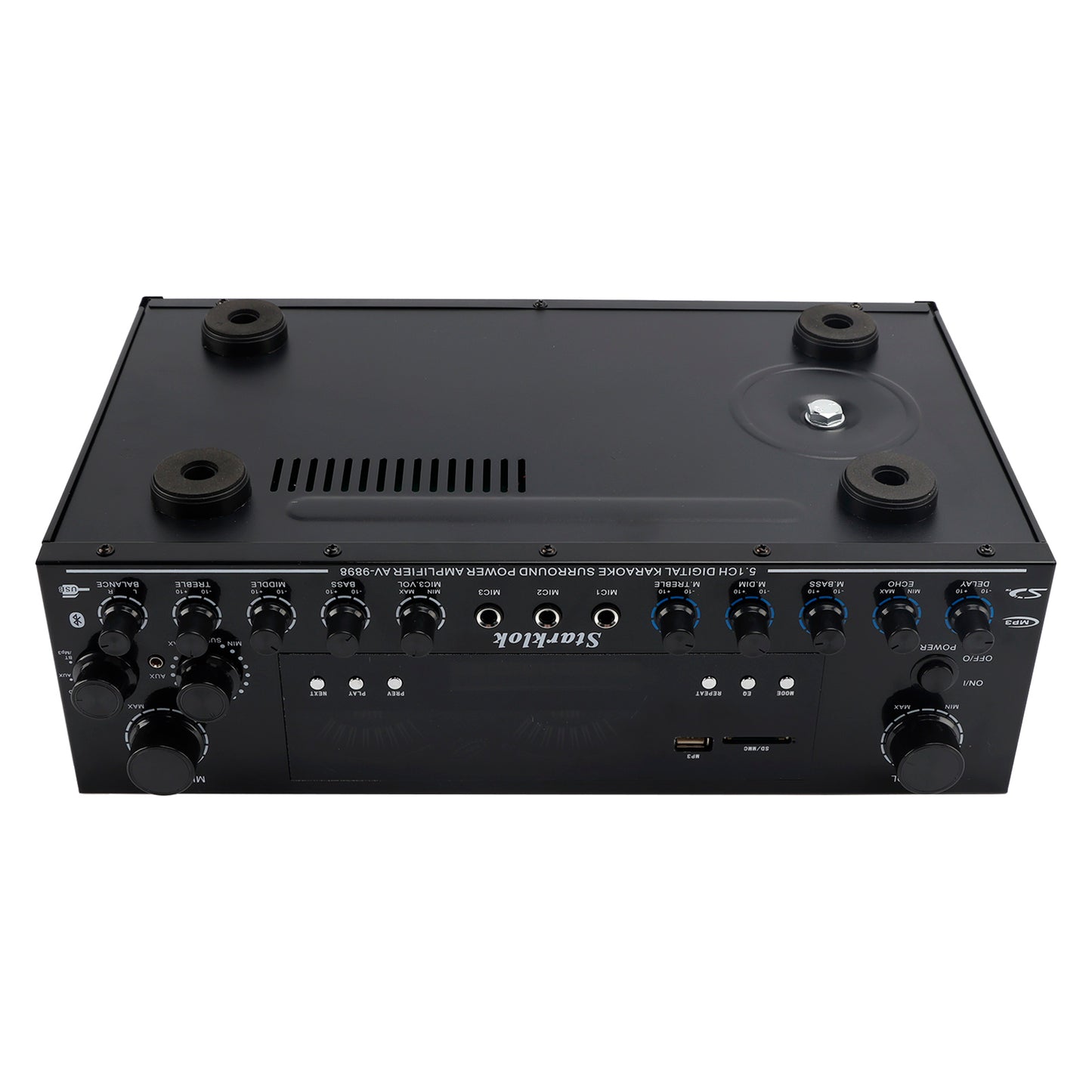 Bluetooth HiFi 2000W Stereo Power Amplificatore 5.1-Channel Subwoofer Amplifier