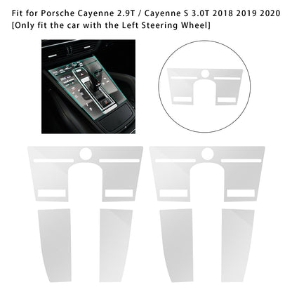 Pellicola protettiva per schermo in TPU per navigazione Porsche Cayenne 2.9T 3.0T 2018-2020