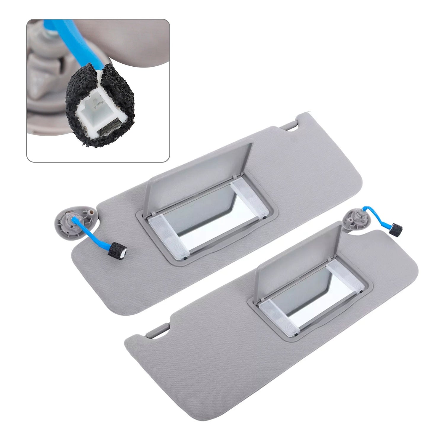Visiera parasole grigia sinistra e destra Honda Pilot 2016-2022 2 pezzi 83280-TG7-A12ZB 83280-TG7-A11ZB