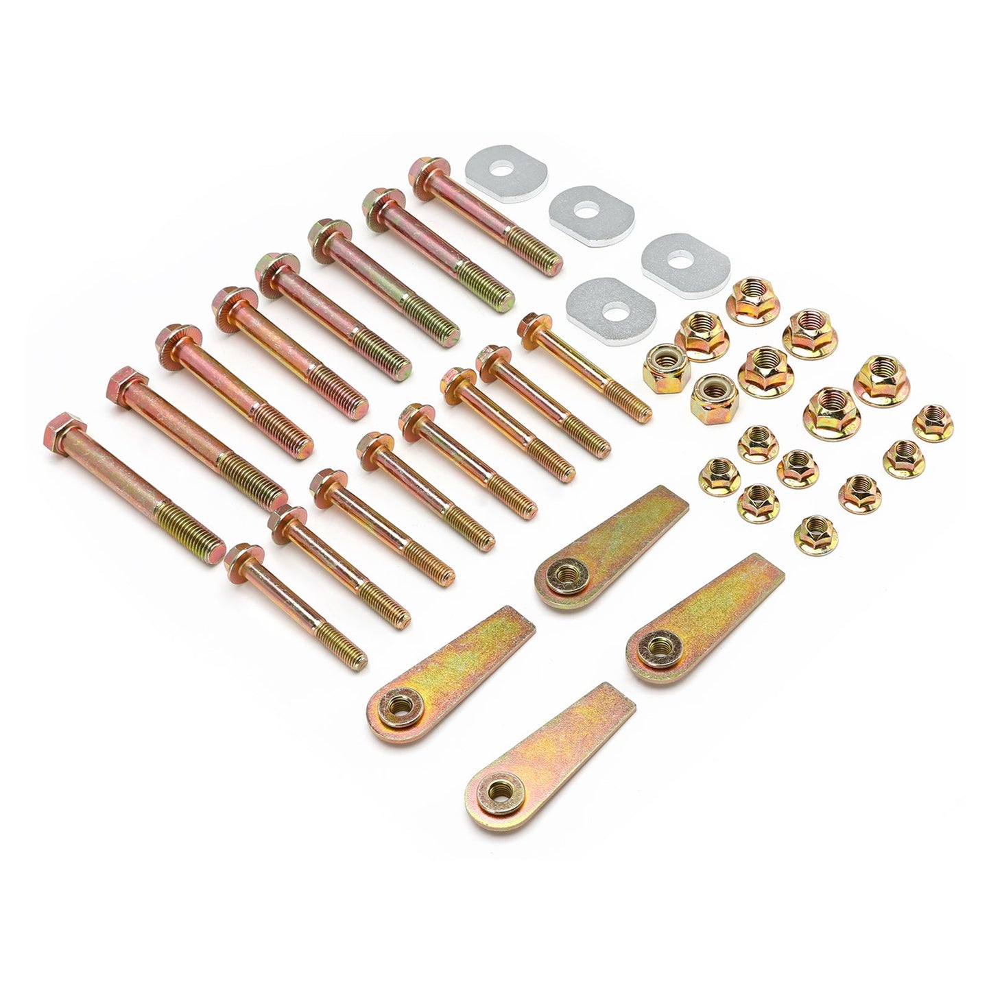 1997-2006 Per Jeep Wrangler TJ Braccio di controllo anteriore e posteriore con eliminazione del bullone della camma e dadi a bandiera