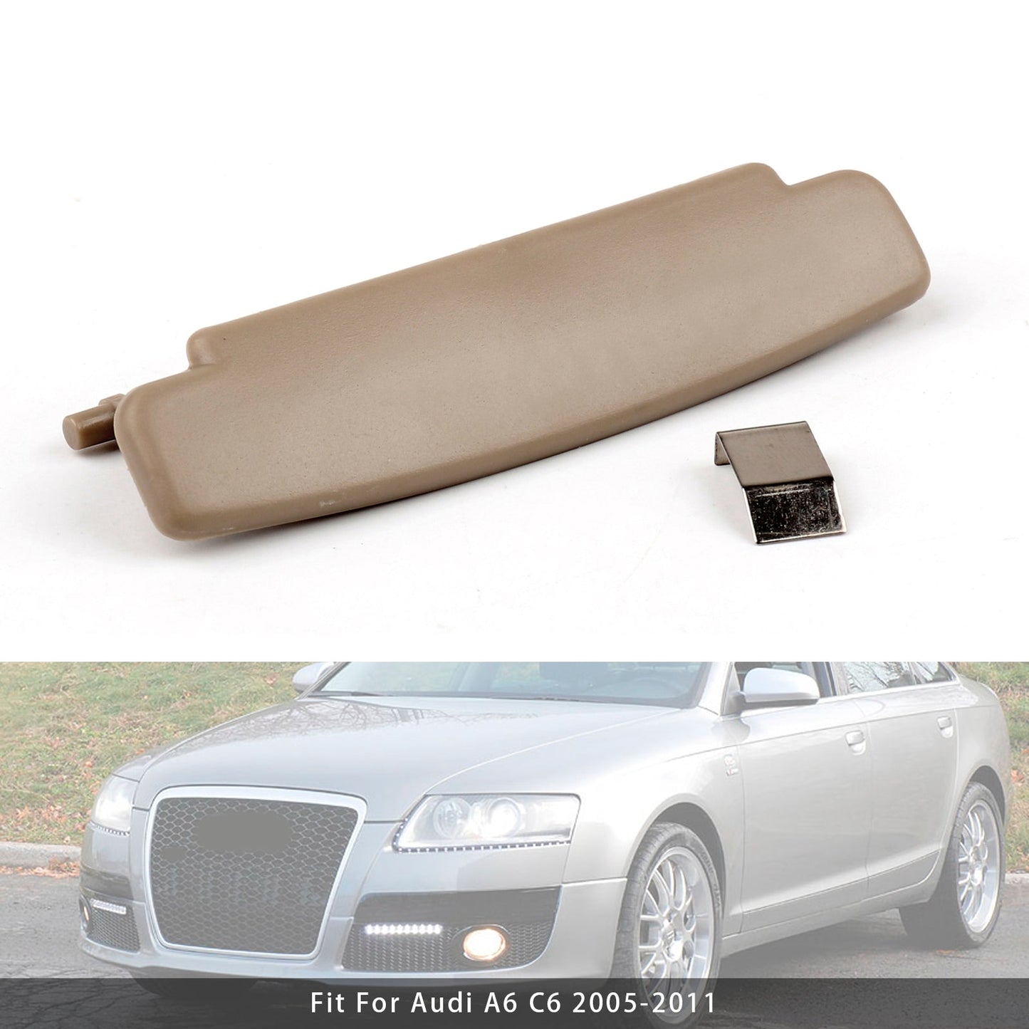 Chiusura coperchio bracciolo centrale console beige Audi A6 C6 2005-2011 4F0864245