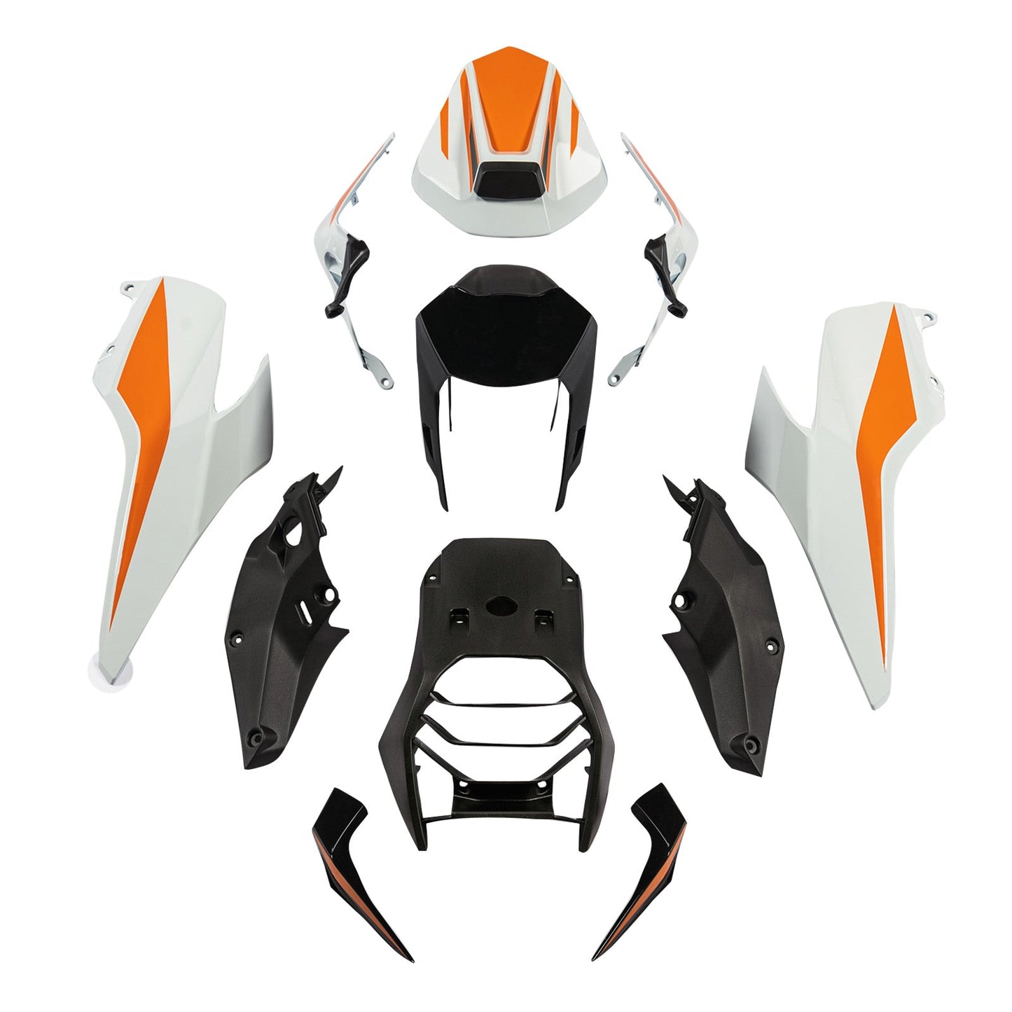 Kit di carene in plastica stampata a iniezione per Honda 390 Duke 2017-2023