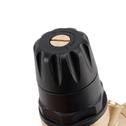 Regolatore di pressione dell'acqua per camper. Ottone senza piombo regolabile.