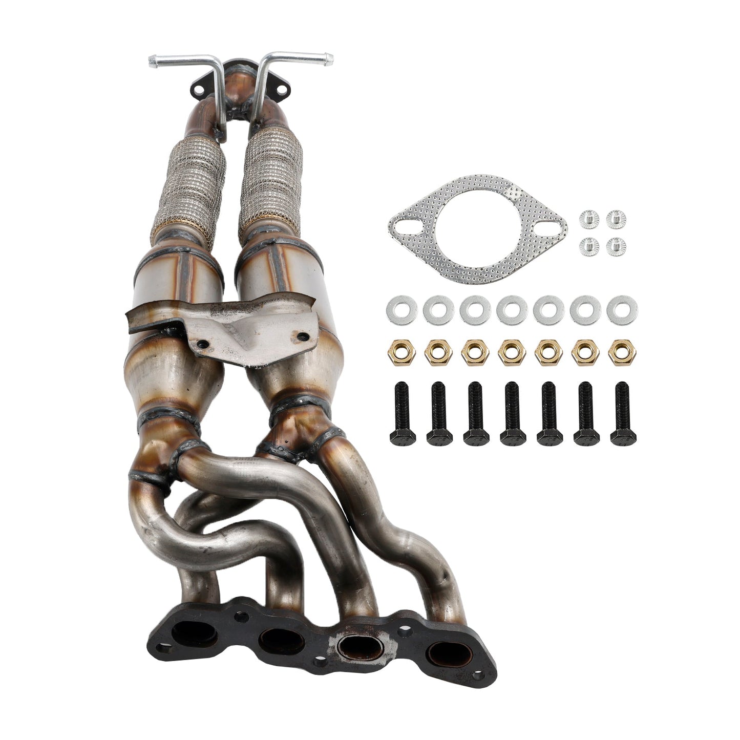 09/2004-03/2007 FORD FOCUS II (DA_, HCP, DP) 1.6 Ti Hatchback Benzina Convertitore catalitico omologato + kit di montaggio 1319161 1326272