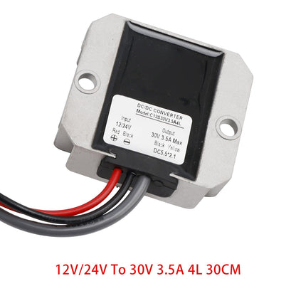 Mini adattatore 12V convertitore step-up CC 12V/24V a 30V 3,5A 105W Smart Boost
