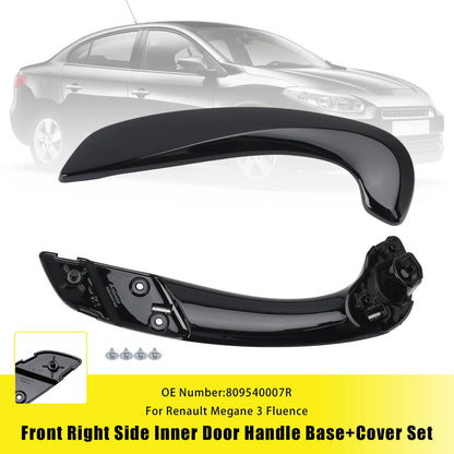 Set base+copertura maniglia interna porta anteriore destra Renault Megane 3 2008-2016 809540007R