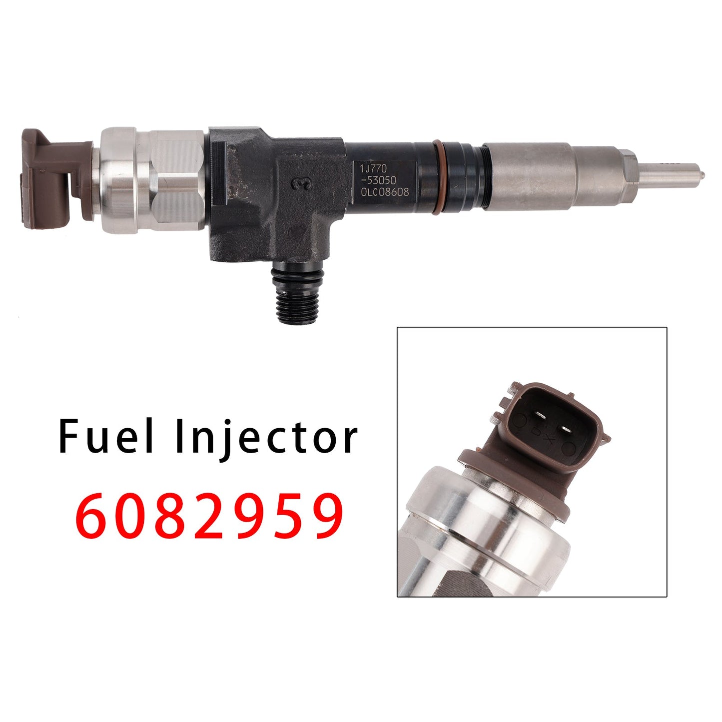 Adatto per pala gommata compatta Caterpillar CAT 906M 907M 908M 1 pezzo Iniettore di carburante C3.3B Motore 6082959
