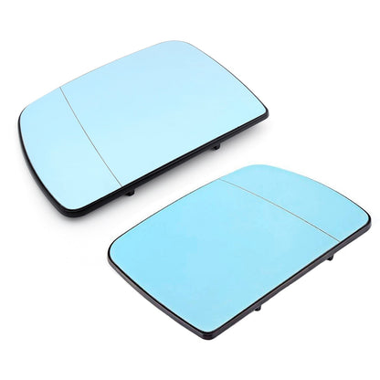 Specchietto retrovisore lato guida sinistro e destro riscaldato blu per BMW X5 E53 1998-2006