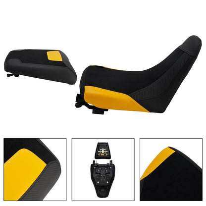 Adatto per Suzuki V-Strom DL1050 2023+ Sella anteriore e posteriore inferiore per passeggero, colore giallo