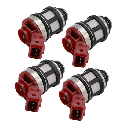 4 iniettori di carburante per Nissan D21 XE Pickup 2.4L 93-95 JS40-1 16600-72P00