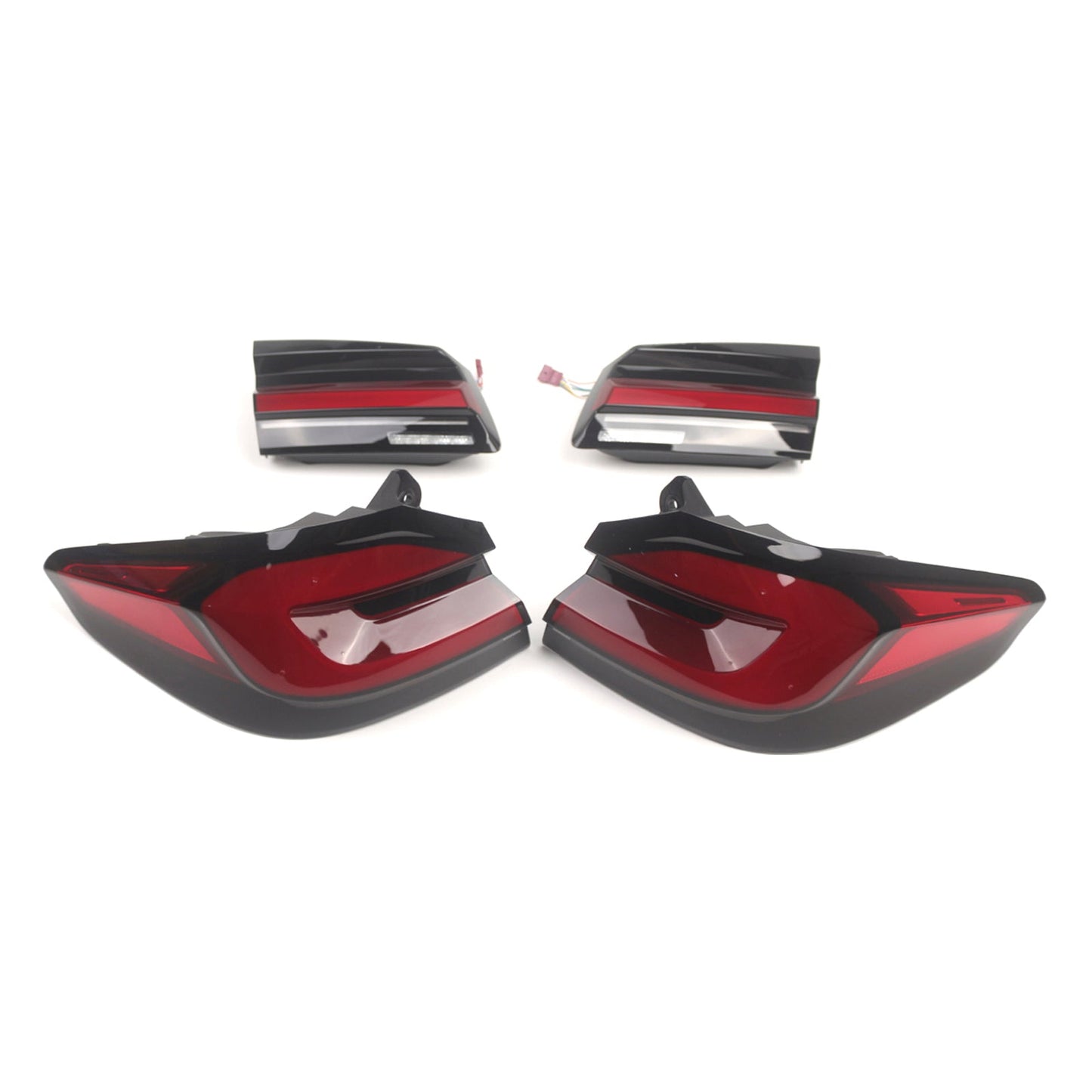 Gruppo ottico posteriore a LED rossi L&amp;R per BMW Serie 5 G30 G38 2018-2020