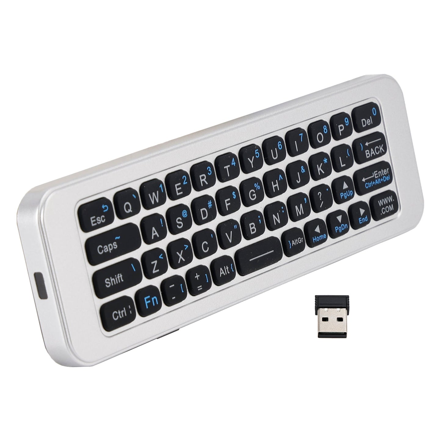Telecomando wireless con tastiera mini con apprendimento IR vocale intelligente T1
