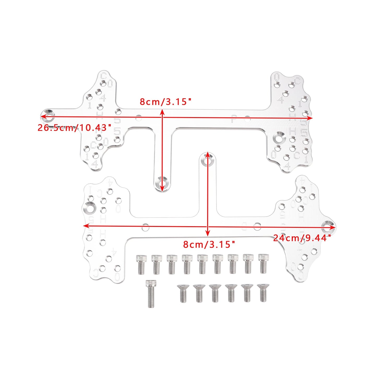 Piastra di montaggio della bobina di accensione in alluminio 551115-01 adatta a Chevy S10 LS