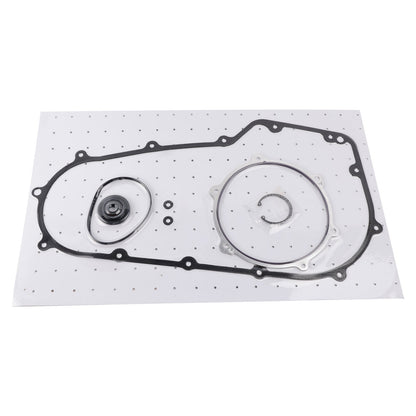 Kit guarnizioni e paraoli per coperchio primario per Softail FXST FLST 07-2017 e Dyna FXD 2006-17