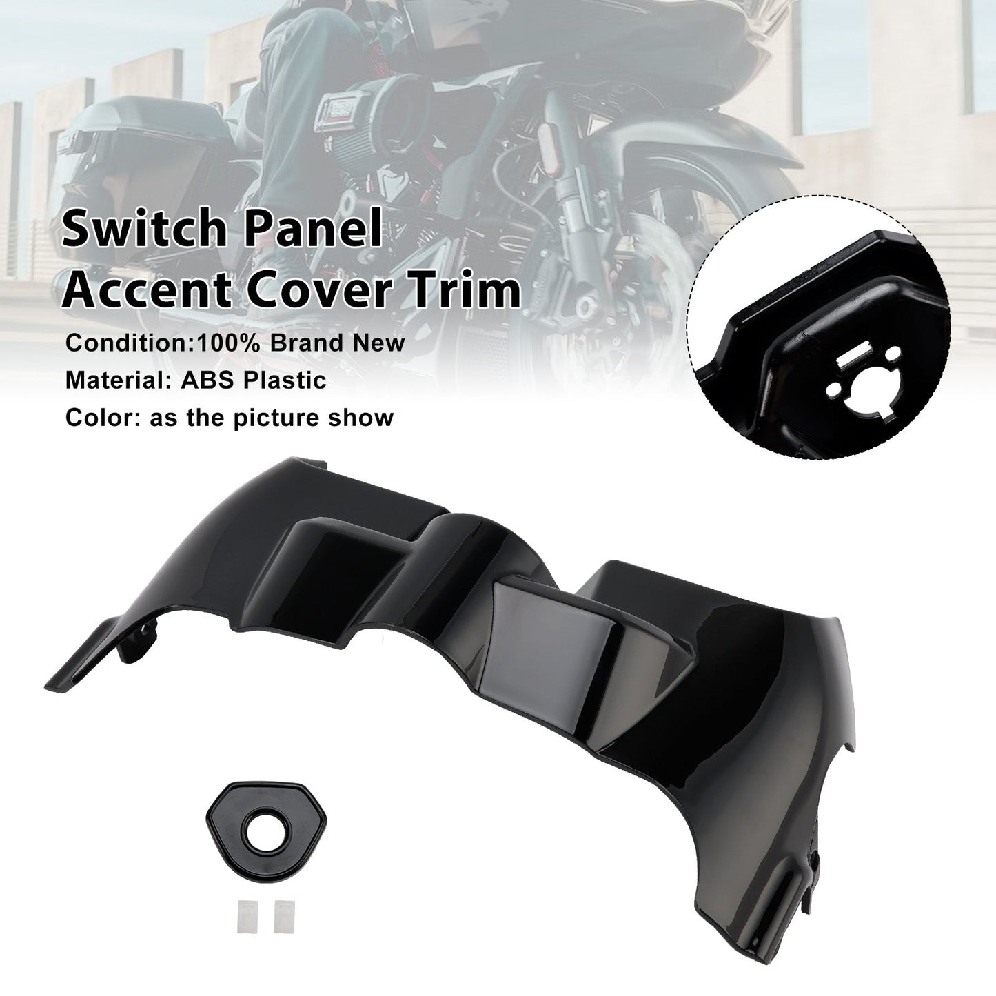 Rivestimento decorativo per pannello interruttori Touring Electra Street Glide 2023-2025