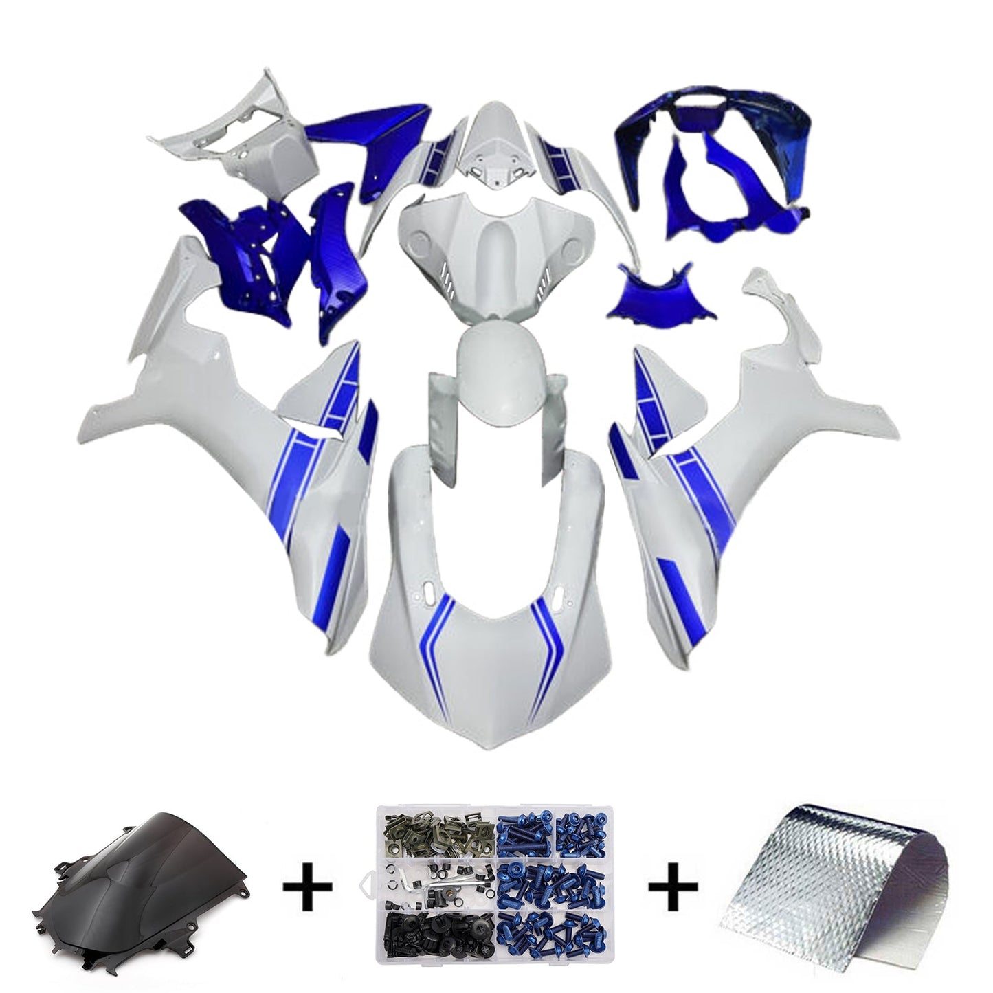 Kit carenatura iniezione plastica ABS per Yamaha YZFR1 YZF-R1 2015-2019