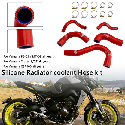 Yamaha MT-09 XSR900 Tracer 9/GT tutti gli anni Tubo refrigerante radiatore in silicone