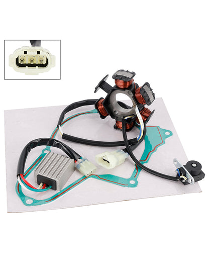 Statore e regolatore con guarnizione per Honda TRX90X TRX90EX Sportrax 90 2006-2025