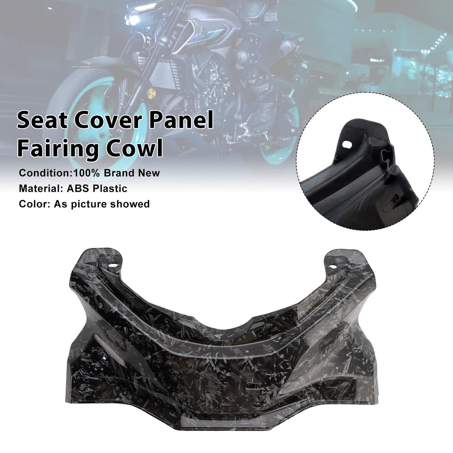 Pannello di copertura della sella Yamaha YZF-R3 R25 MT-03 2025-2026