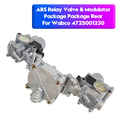 Pacchetto valvola relè ABS e modulatore posteriore per Wabco 4725001230