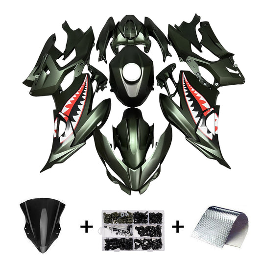 Kit carenatura iniezione in plastica ABS adatto per Kawasaki EX400 Ninja400 2018-2024