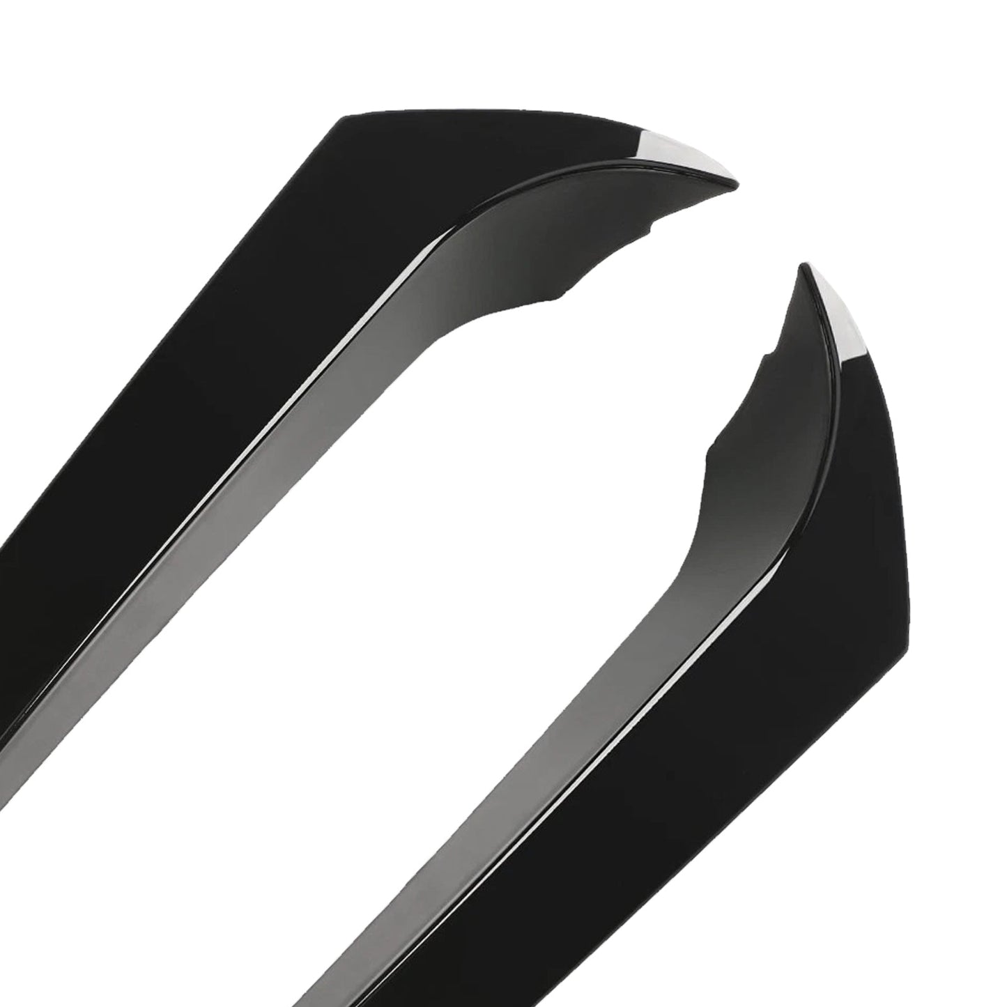 Spoiler laterali per lunotto posteriore BMW X3 F25 2011-2017, nero lucido, coppia