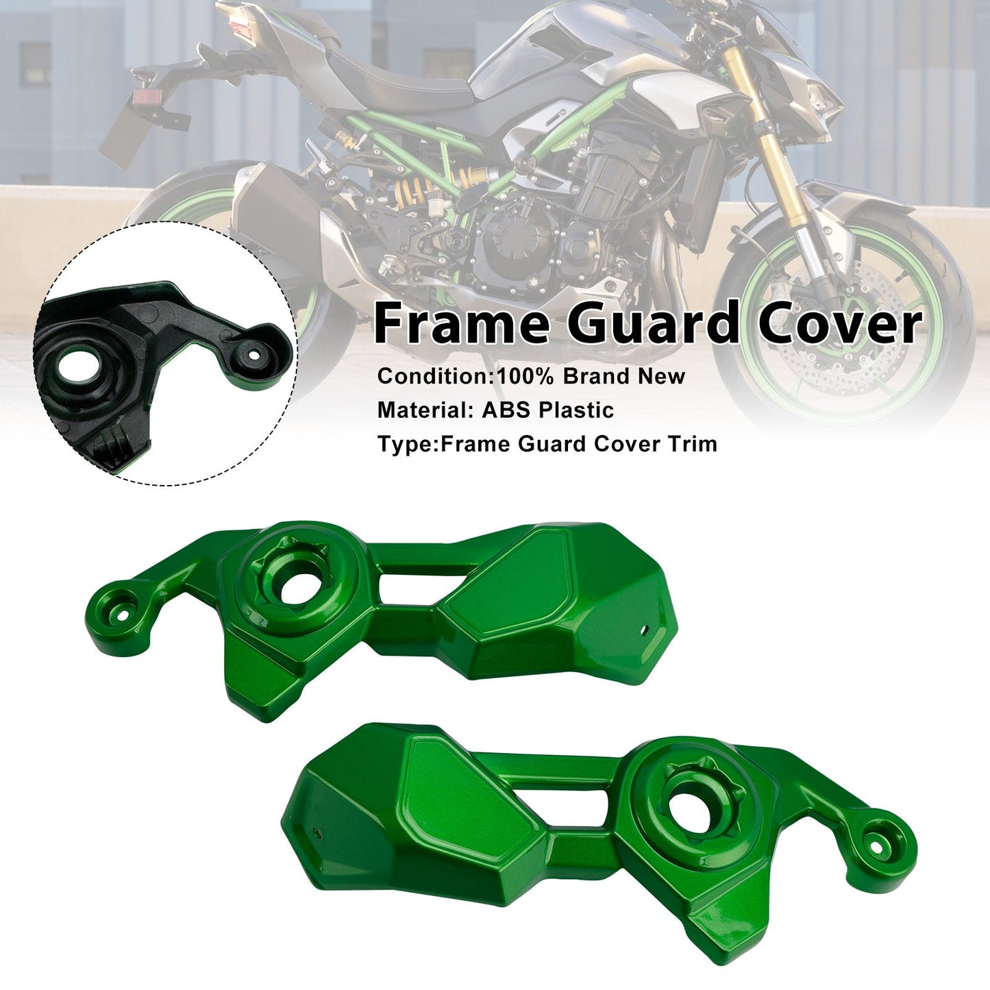 Carenatura di protezione del pannello di copertura laterale del telaio per Kawasaki Z900 2025-2026