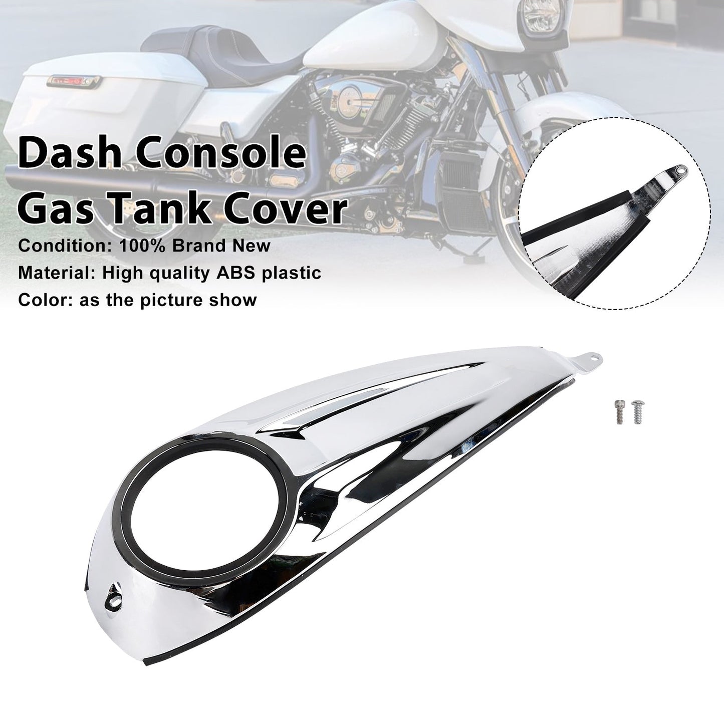 Copertura del serbatoio del carburante per console del cruscotto per Touring Road Glide / Street Glide 2023-2025