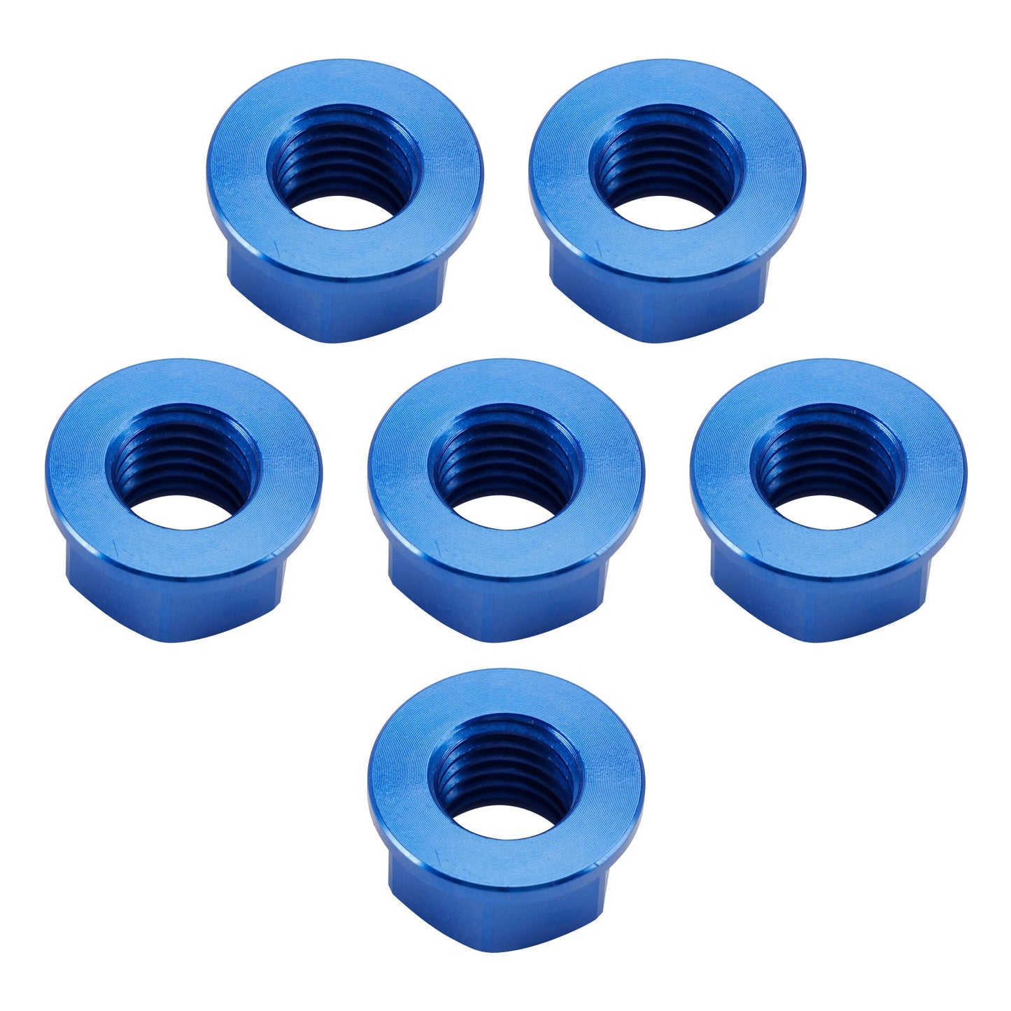Kit dado corona posteriore M10x1,5mm blu per Aprilia RSV RSV4 1000R Factory 04-16