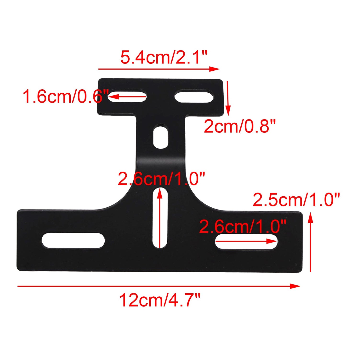 Supporto per supporto targa per motocicletta, fanale posteriore