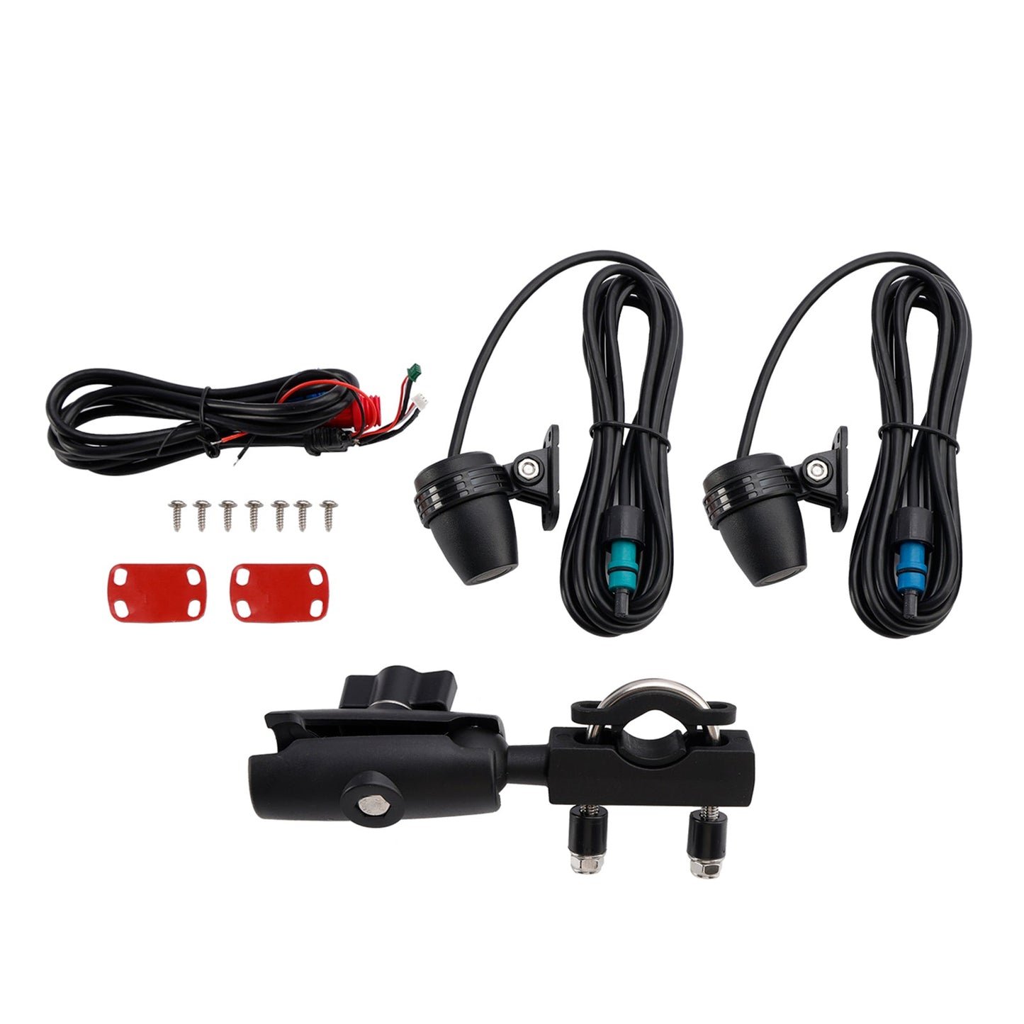 Motociclo CarPlay 7 pollici universale registrazione 1080P per scooter moto